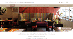 Desktop Screenshot of hoteldudauphin.com