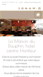 Mobile Screenshot of hoteldudauphin.com