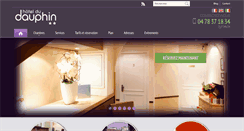 Desktop Screenshot of hoteldudauphin.fr