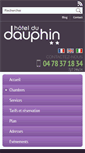 Mobile Screenshot of hoteldudauphin.fr