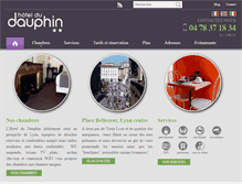 Tablet Screenshot of hoteldudauphin.fr